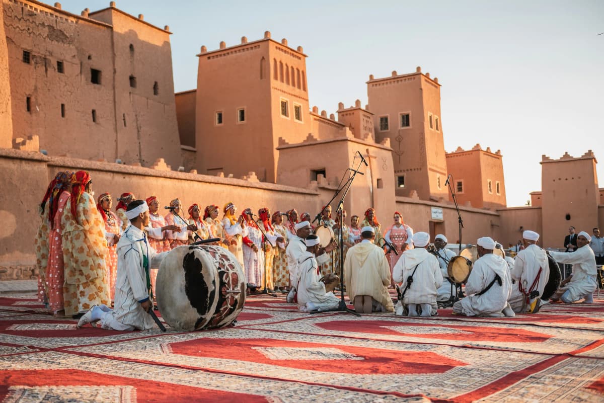 Ouarzazate desert gateway landscapes and kasbah architecture